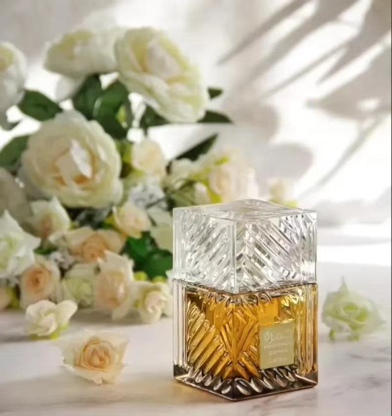 [Novedades del Mundo] Perfume Khamrah Qahwa 100ml – Lattafa | Fragancia Árabe Intensa y Duradera